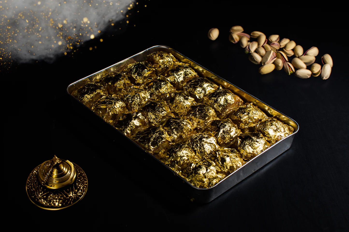 بسته بندی آلومینیومی طلایی مات
